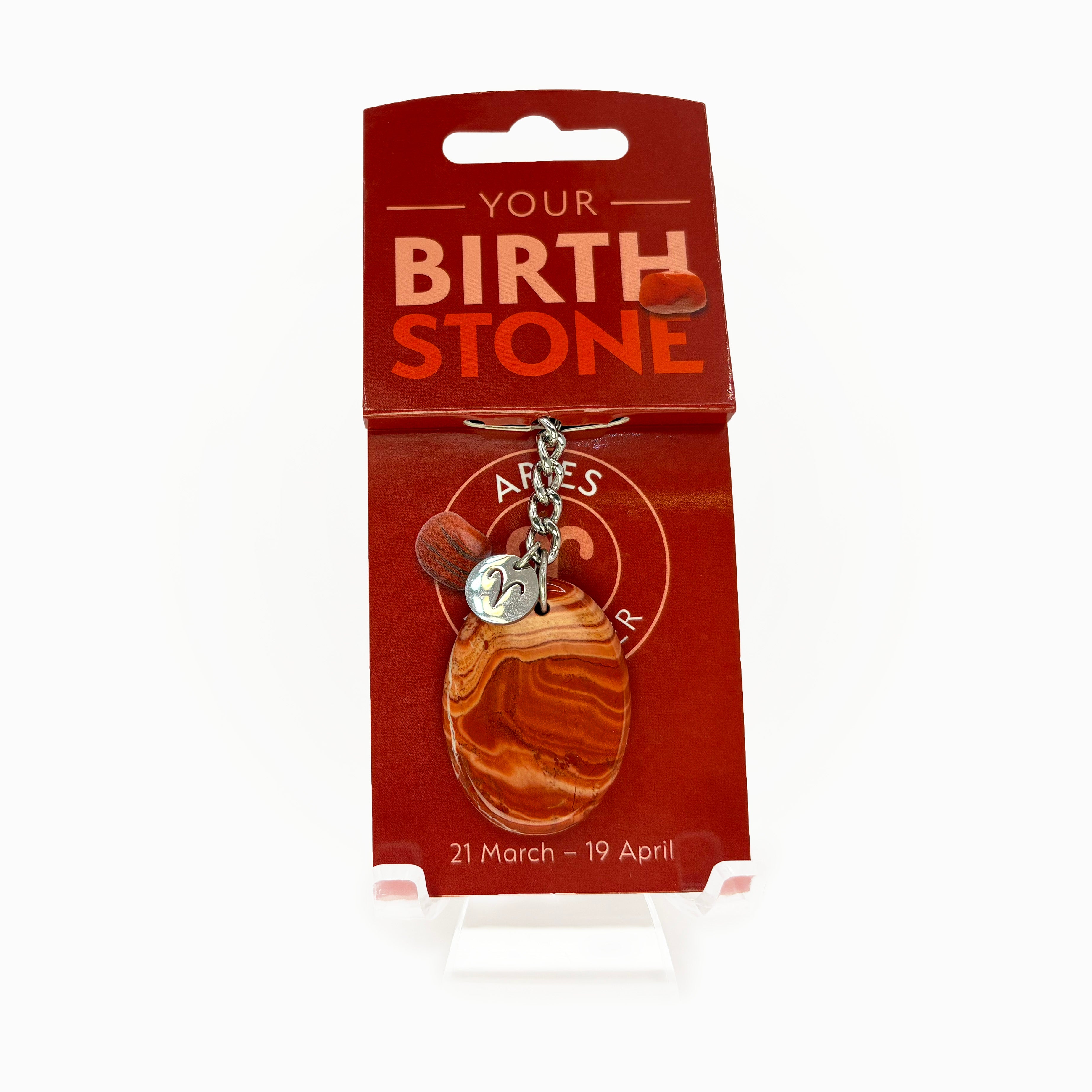 Zodiac Birthstone Keyring