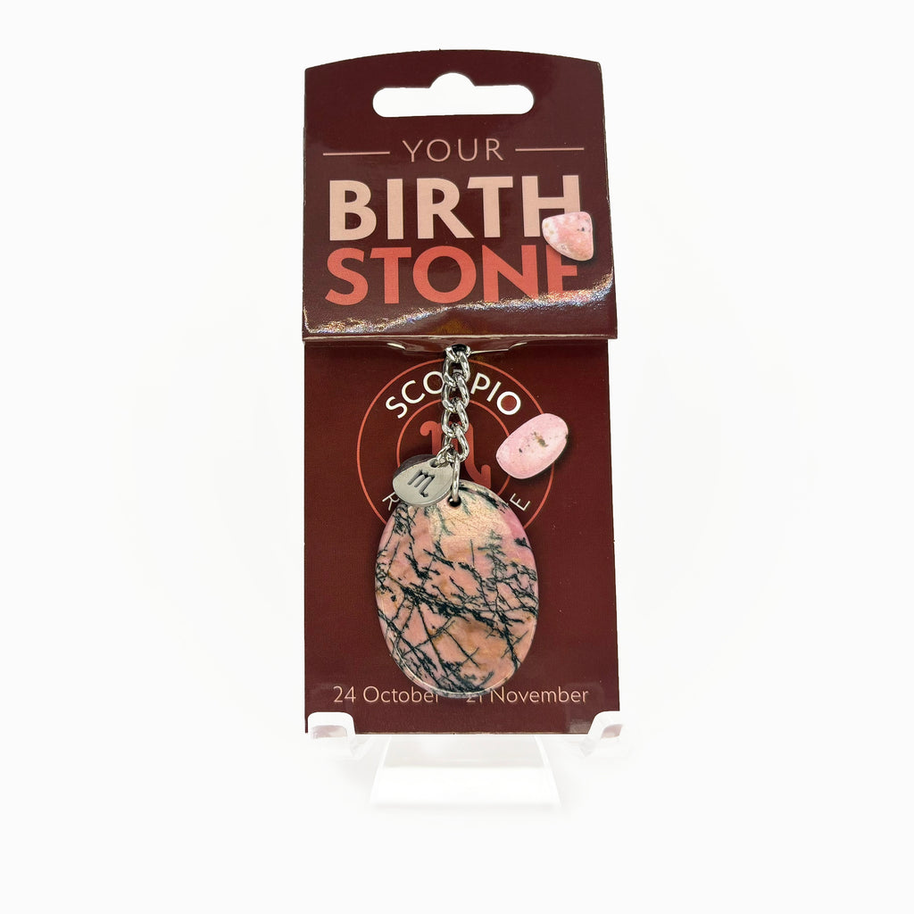 Zodiac Birthstone Keyring
