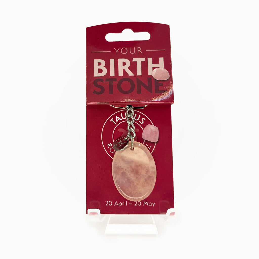 Zodiac Birthstone Keyring