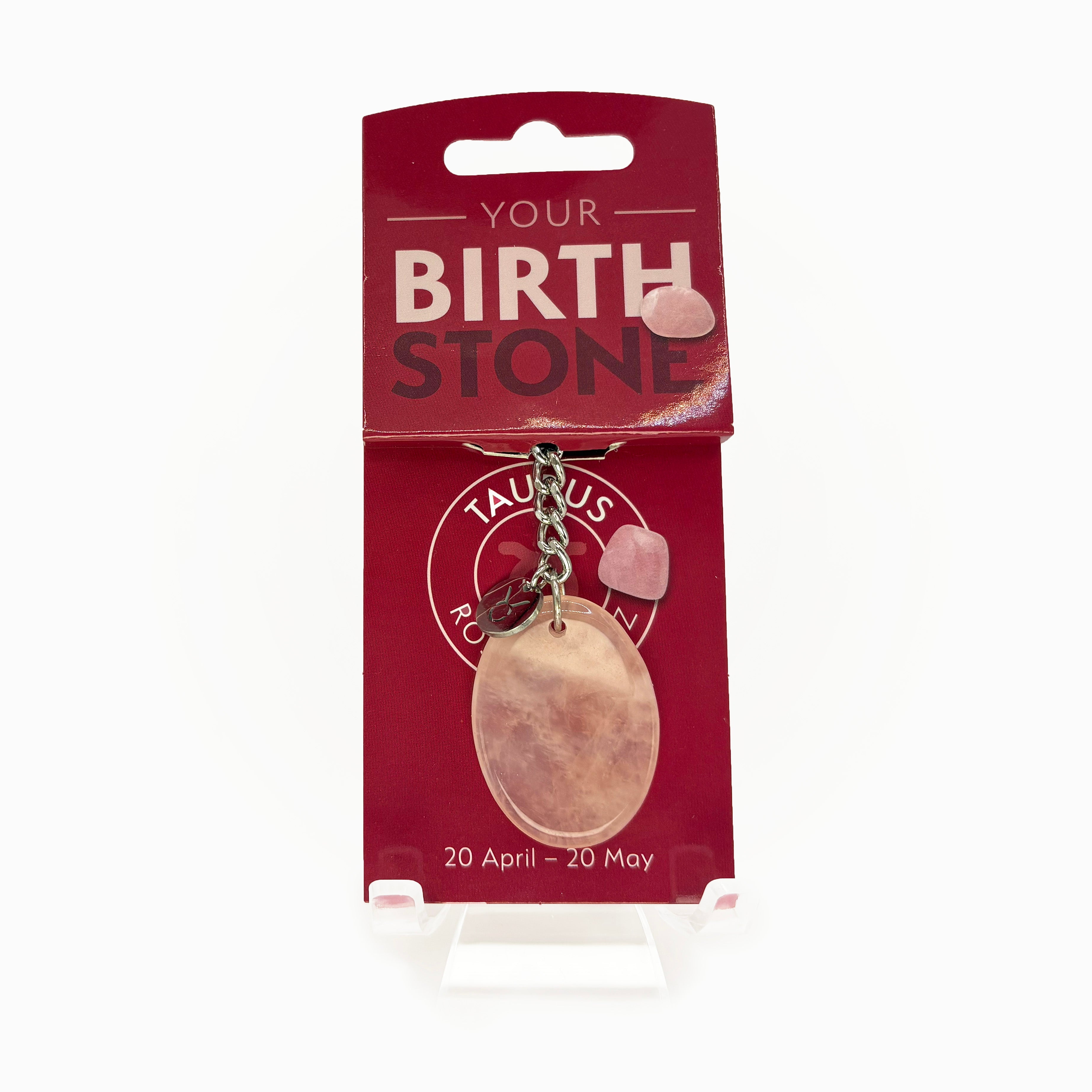 Zodiac Birthstone Keyring