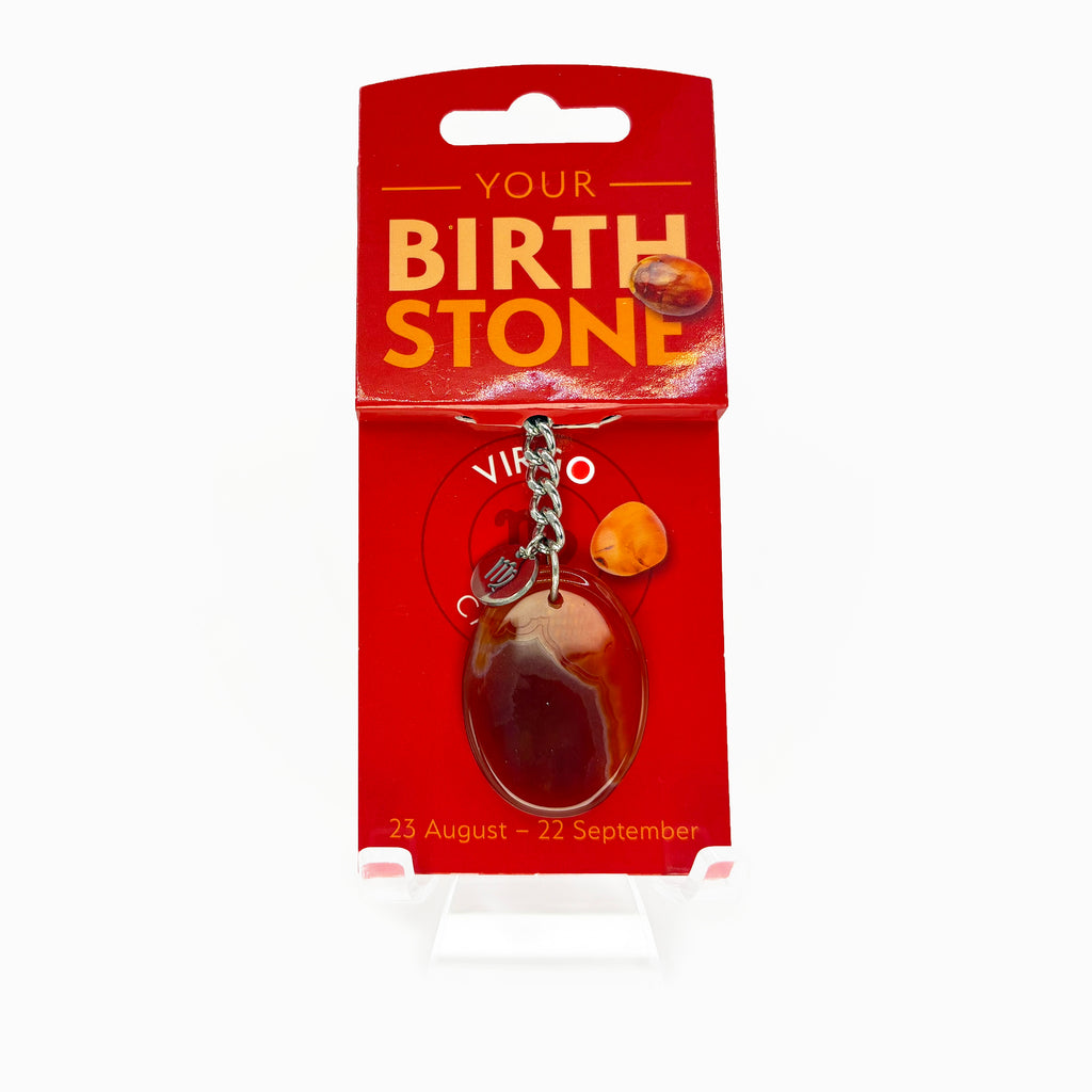 Zodiac Birthstone Keyring